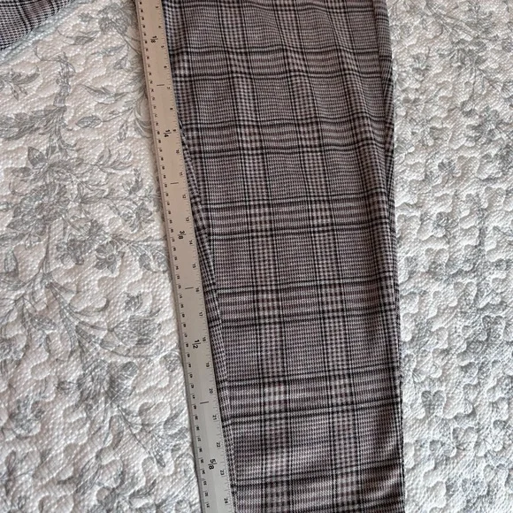BBJ Los Angeles Women’s Plaid Trousers in Black and Tan XL - Picture 7 of 14